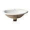 Alfi Brand ALFI brand ABC802 White 21" Round Drop In Ceramic Sink with Faucet Hole ABC802 - alternate 5